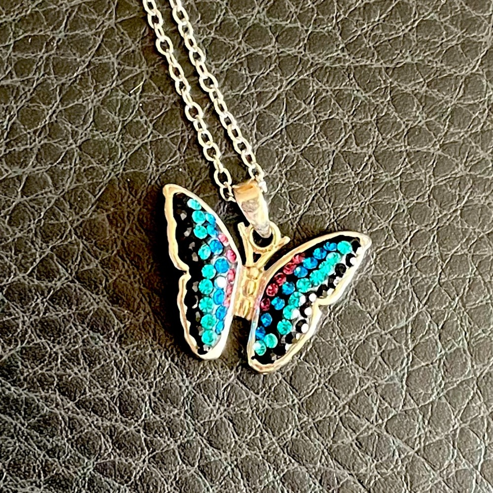 Delicate butterfly necklace